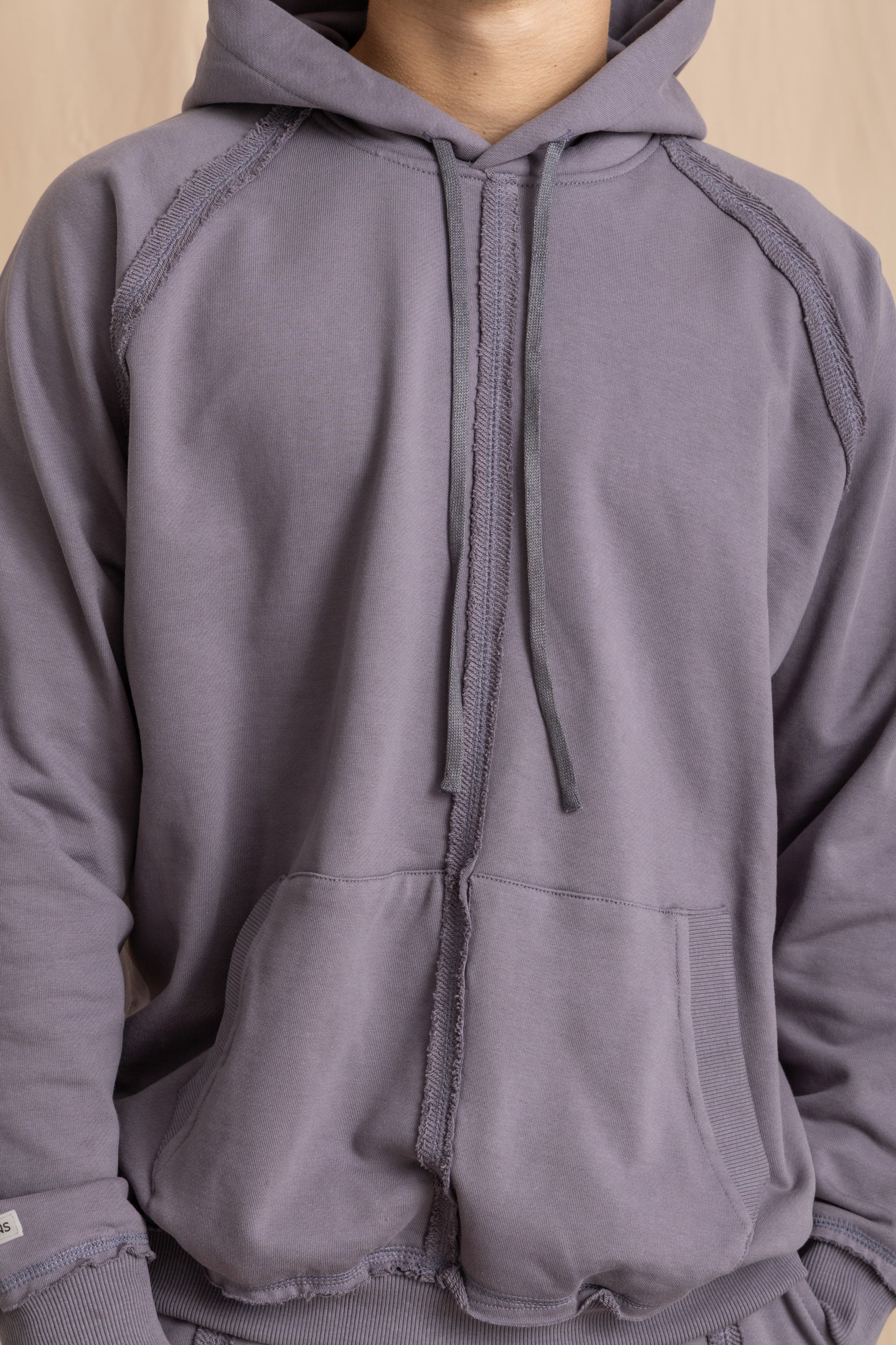 Unisex Grey Distressed Hoodie