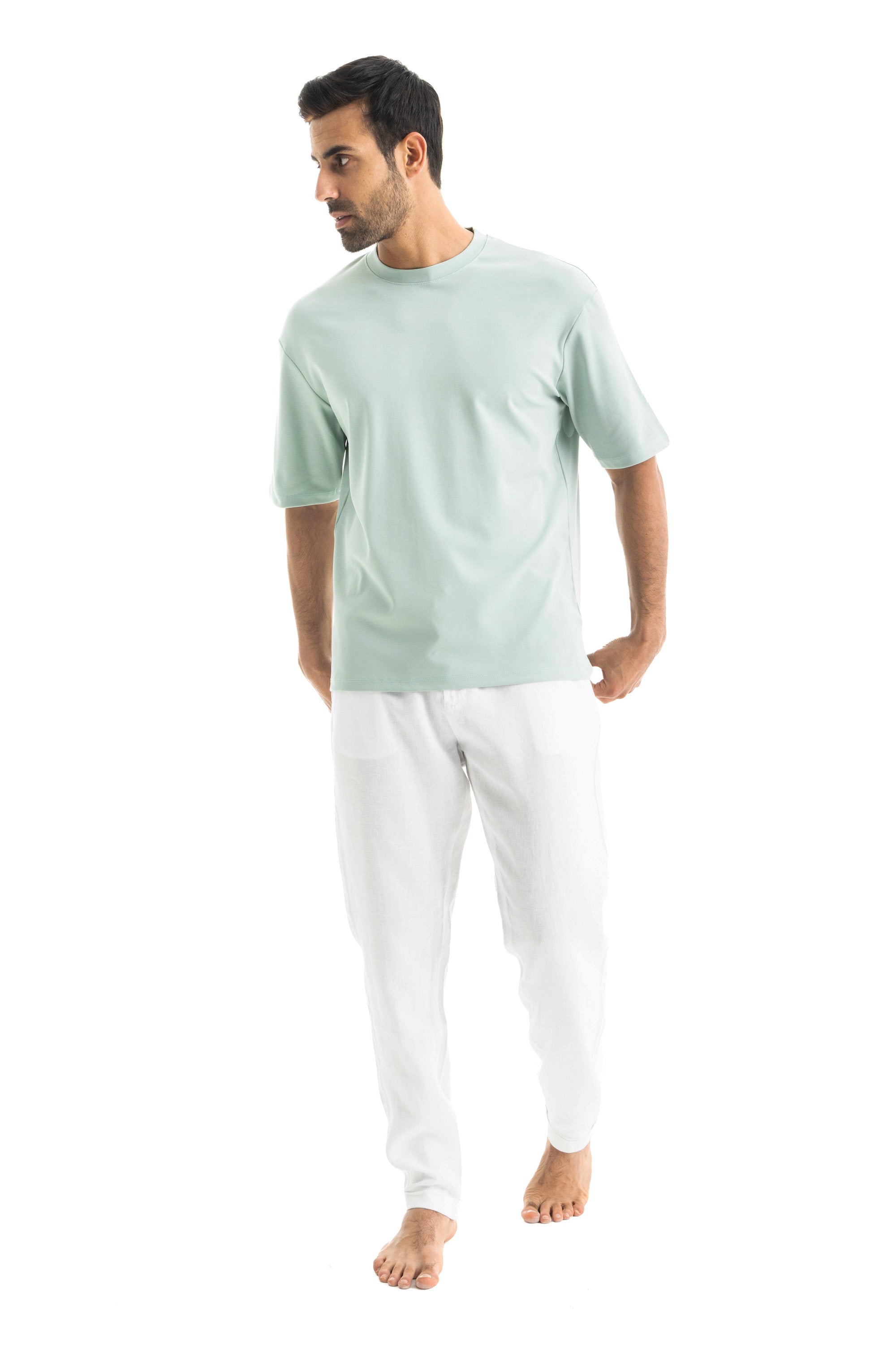 Petrolium Blue Premium Oversized T-Shirt