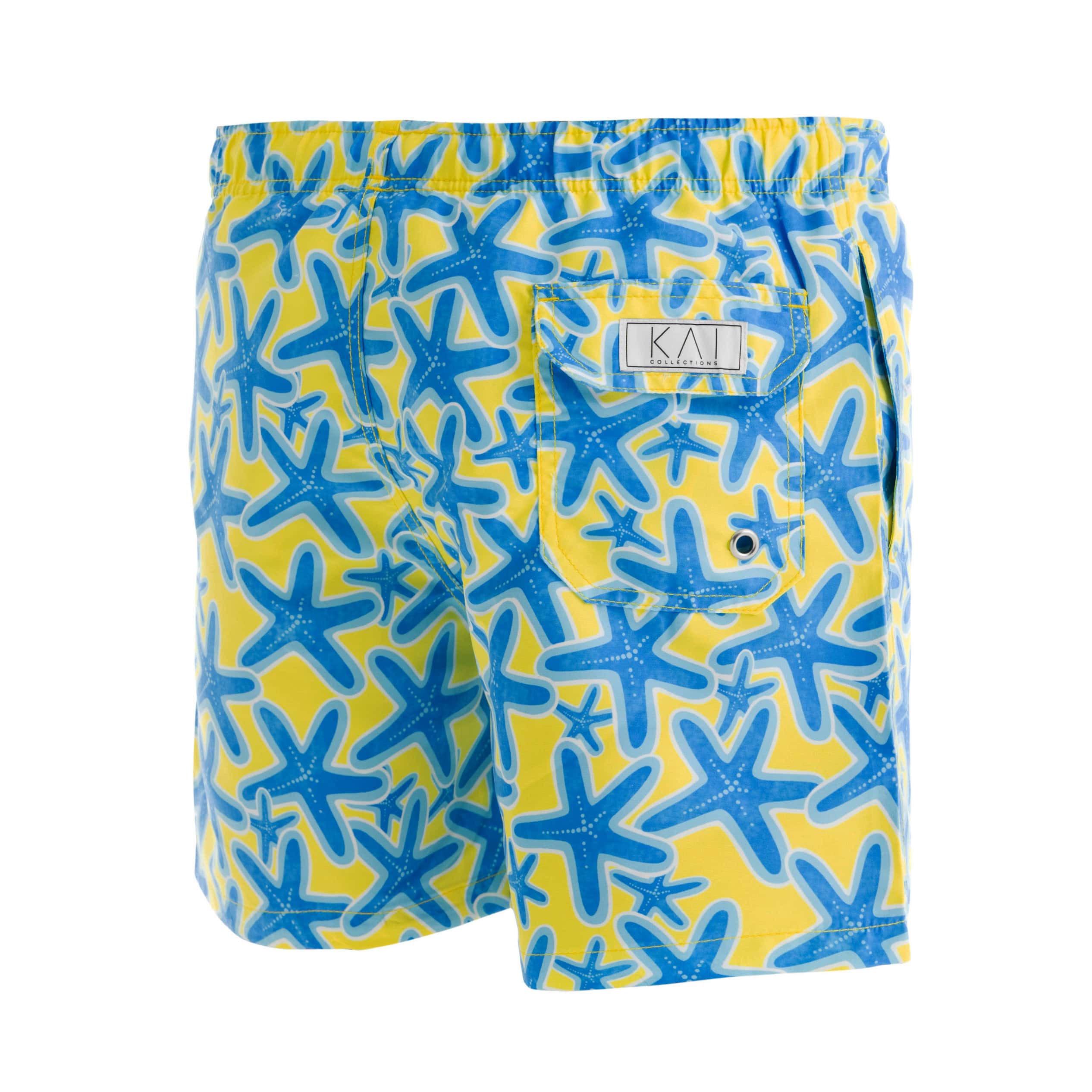 Yellow Starfish Swim Shorts