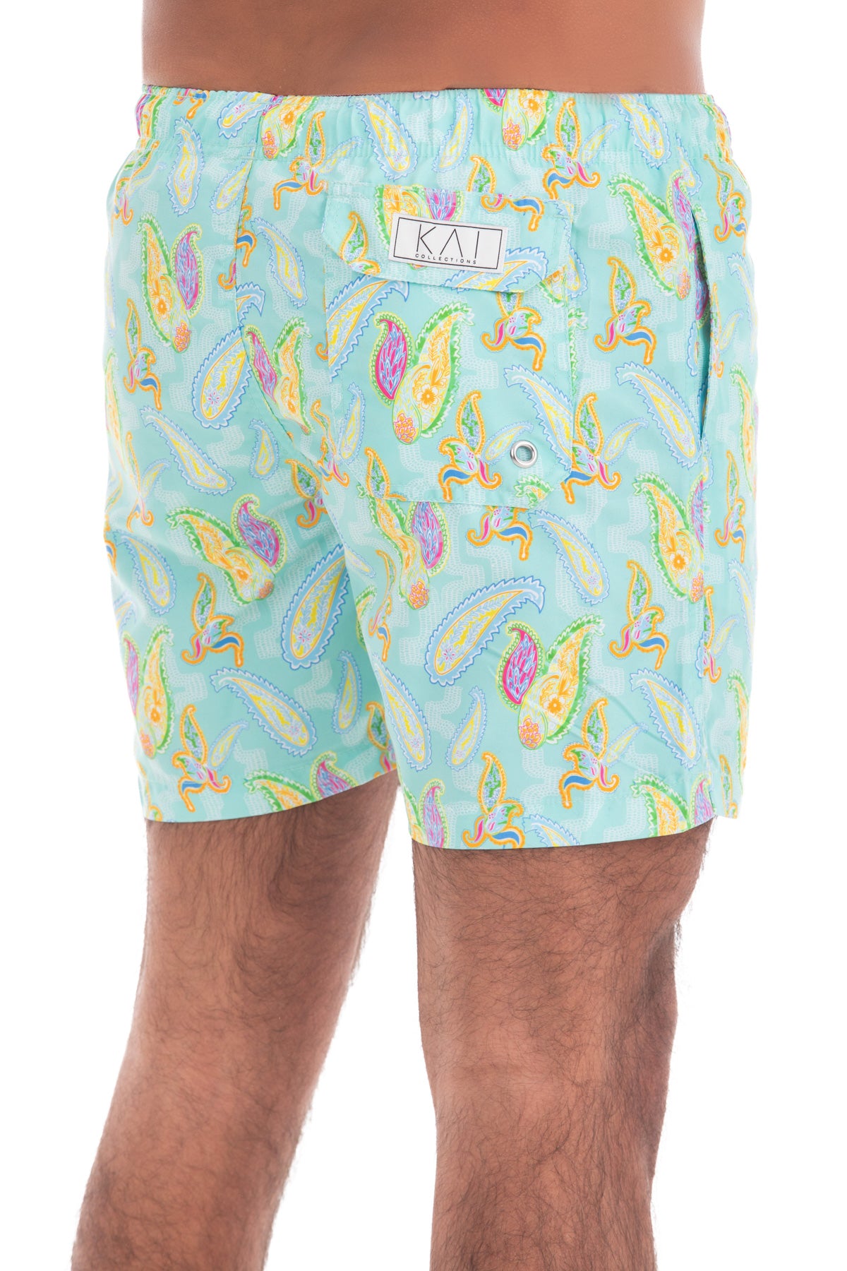 Aqua Paisley