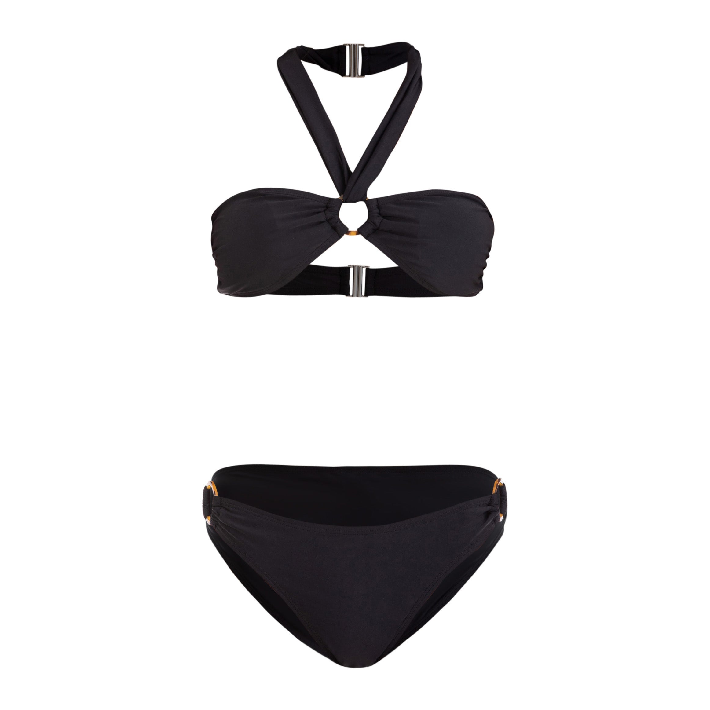 Black Malibu Bikini Top