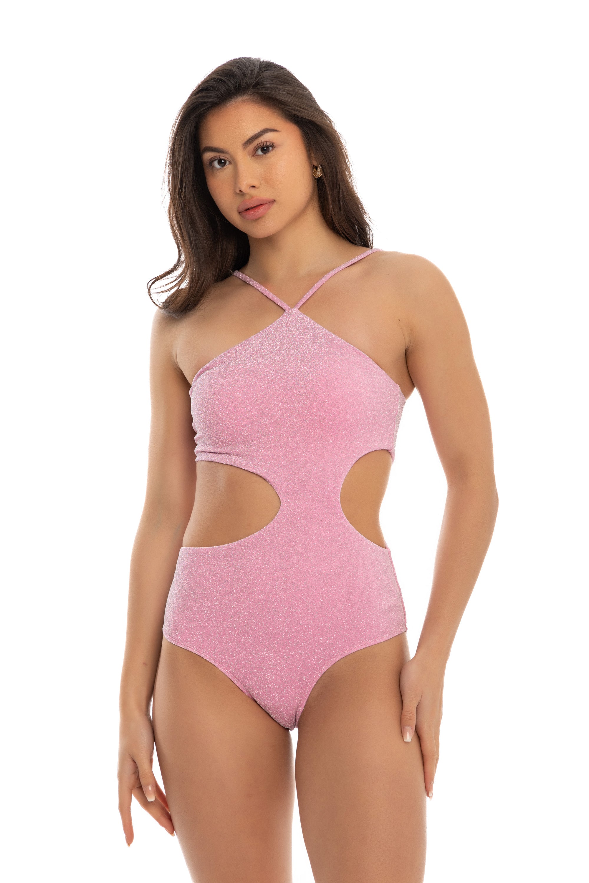 Pink Sparkle Selena One Piece