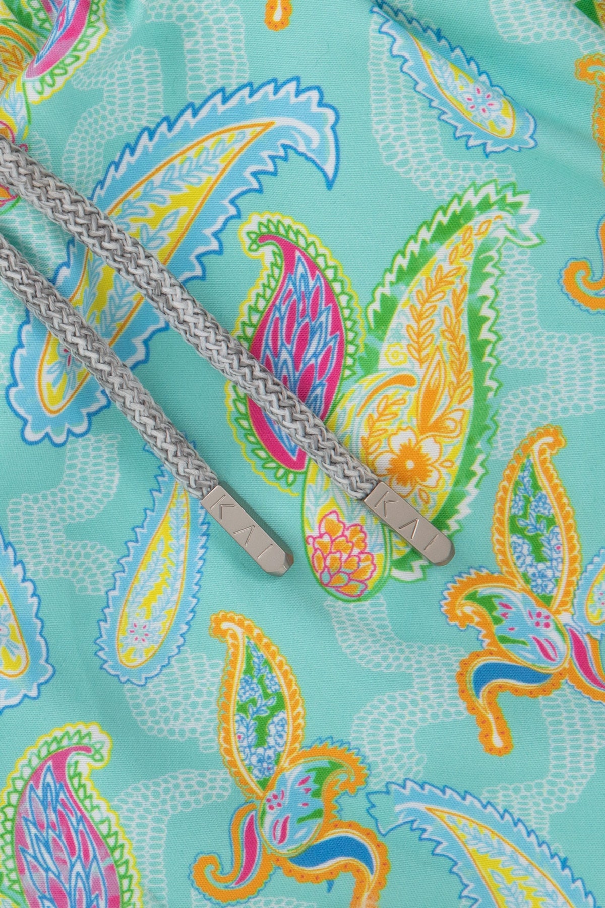 Aqua Paisley