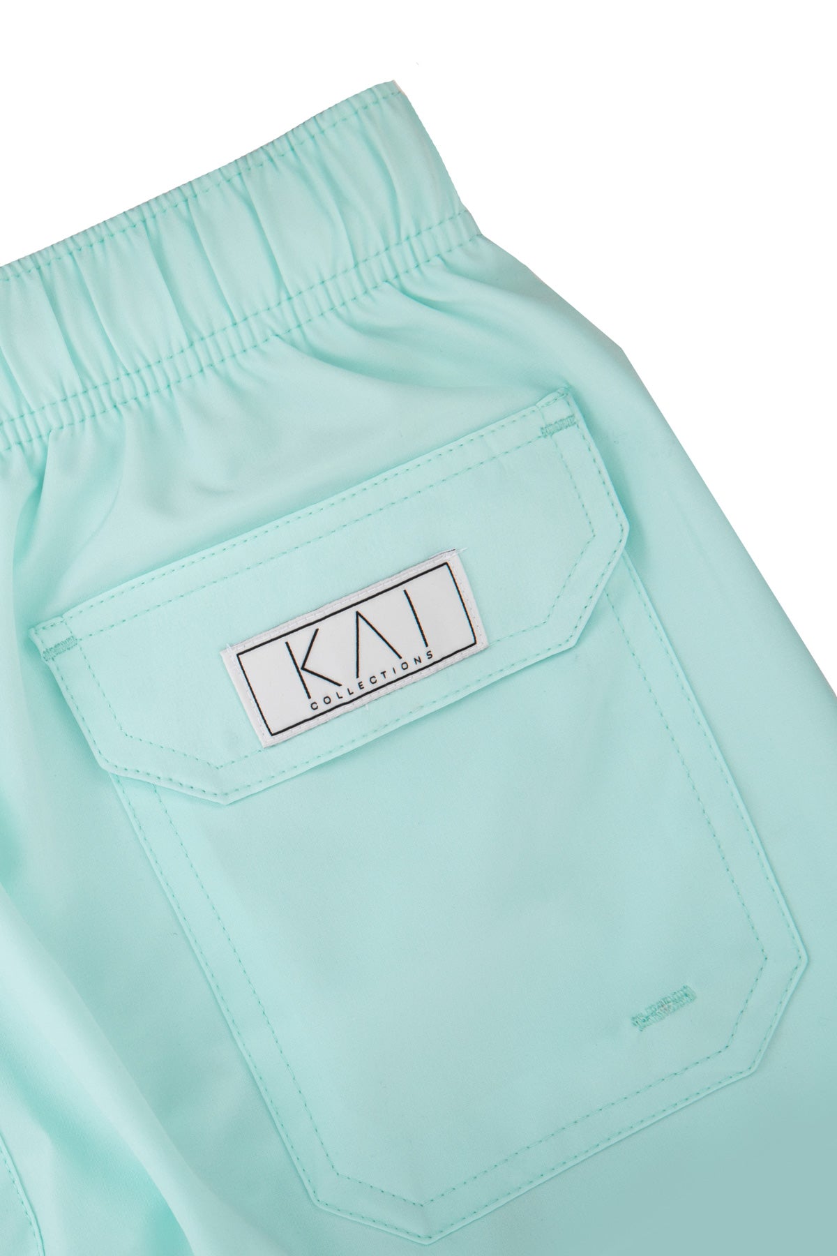 Solid Sky Blue Swim Shorts (4 Way Stretch)