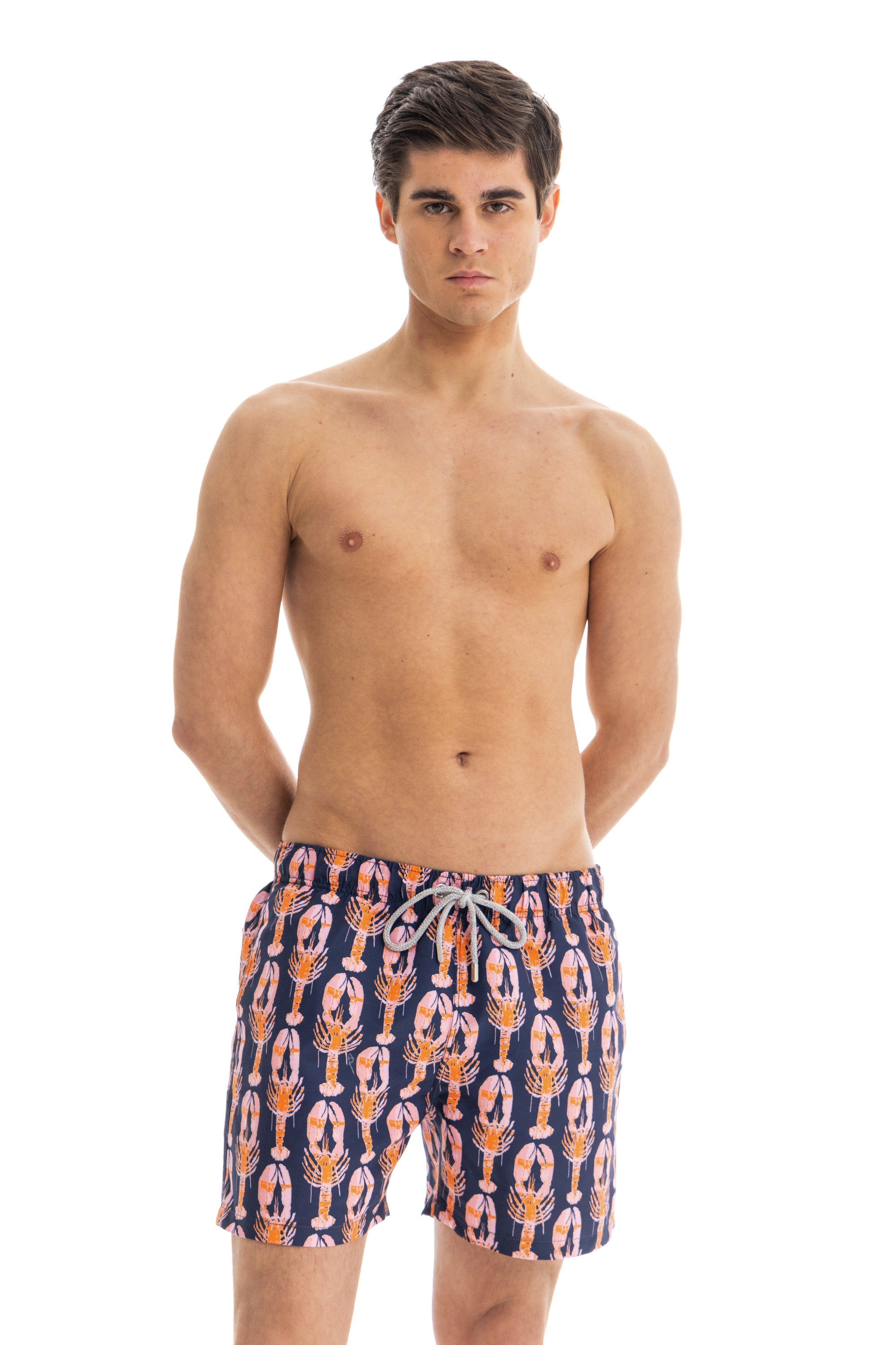 Navy Lobster Swim Shorts