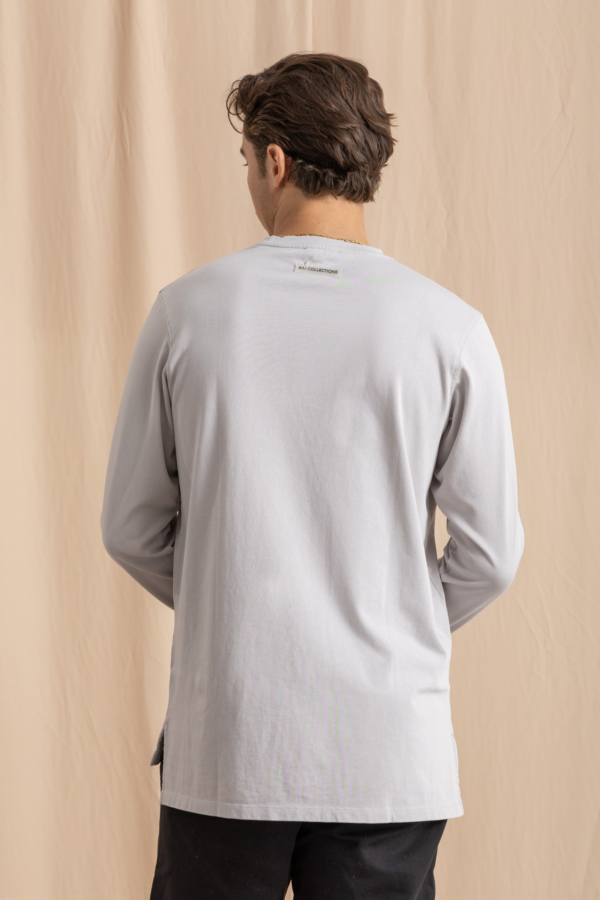 Grey Long Sleeve T-Shirt