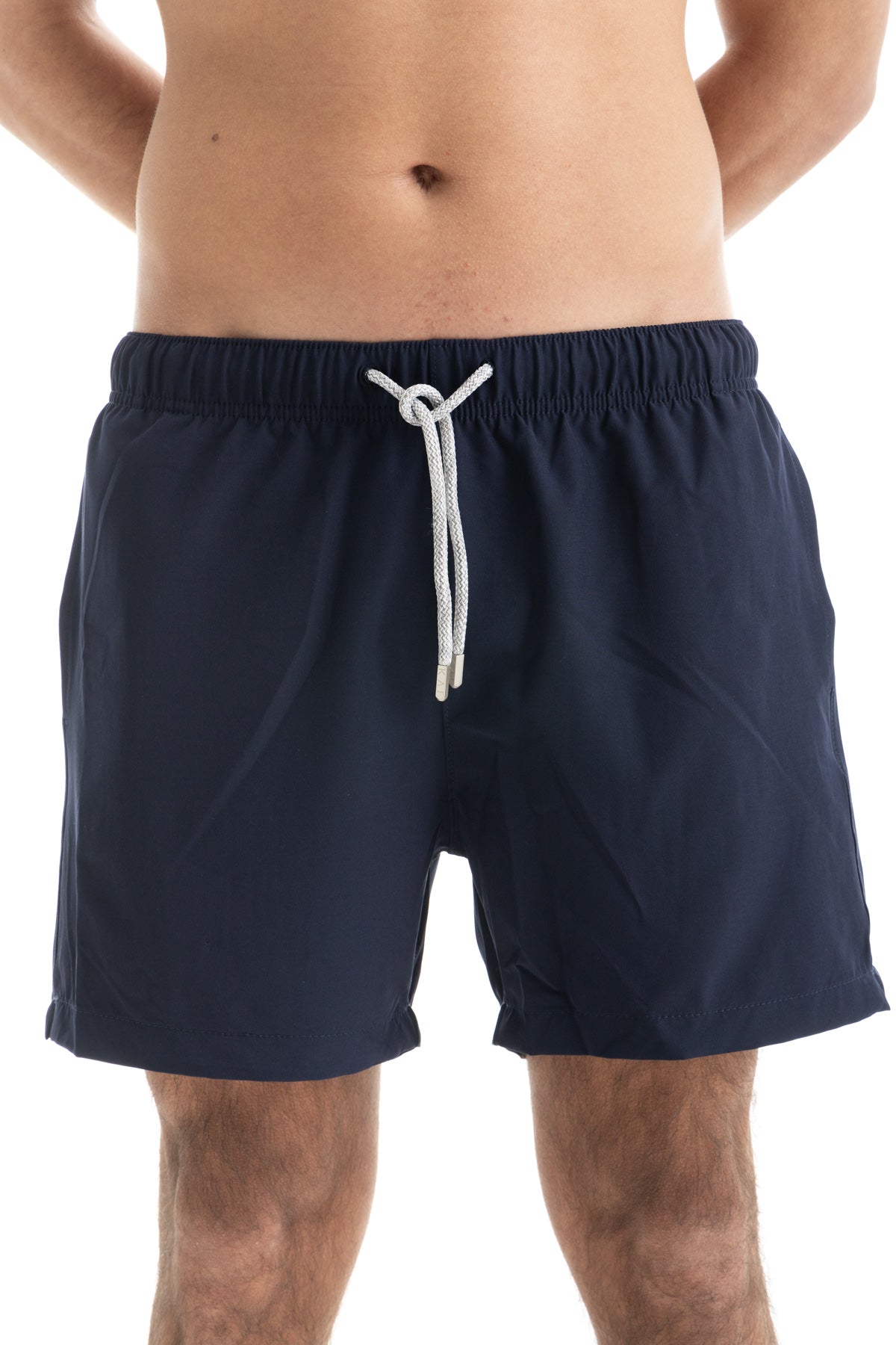 Solid Navy Swim Shorts (4 Way Stretch)
