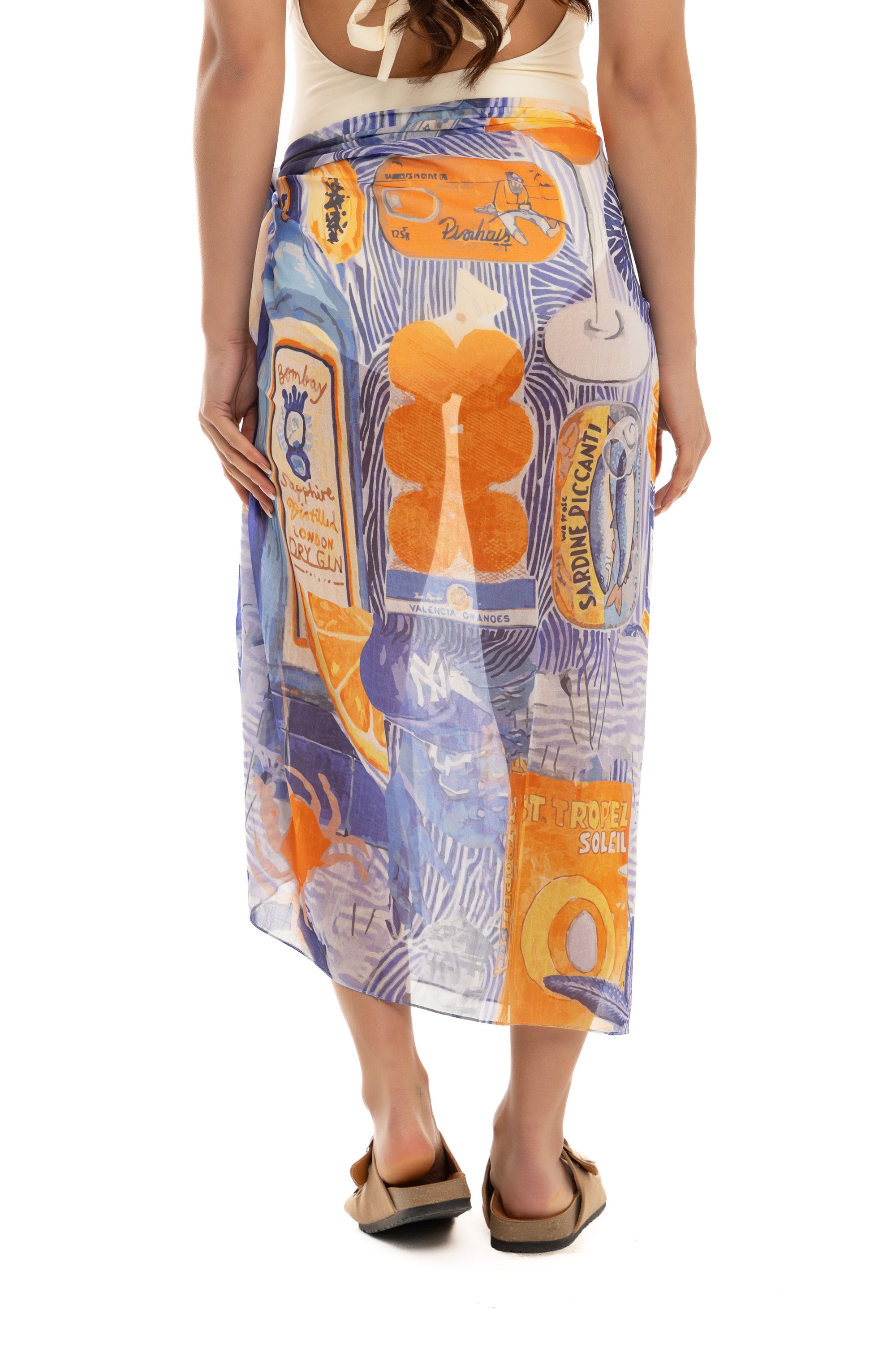 Summers In Europe Sarong Wrap