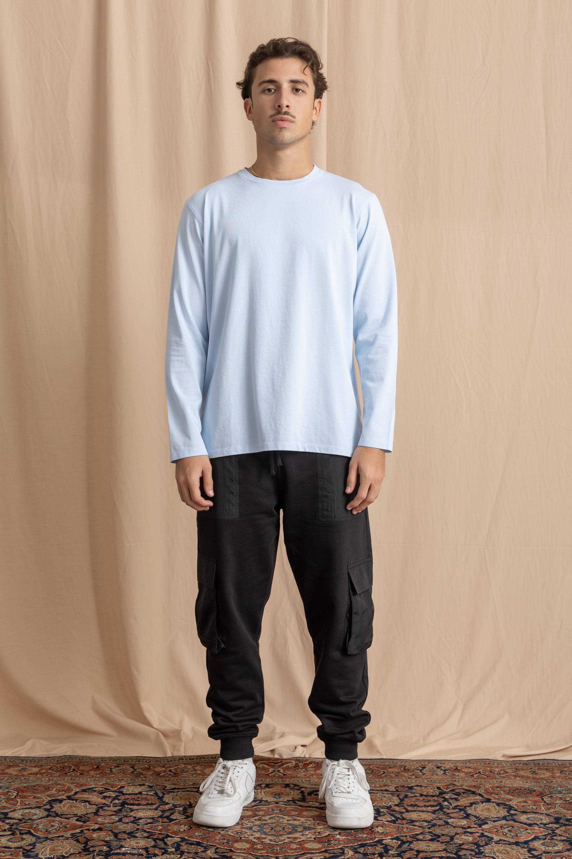 Sky Blue Long Sleeve T-Shirt