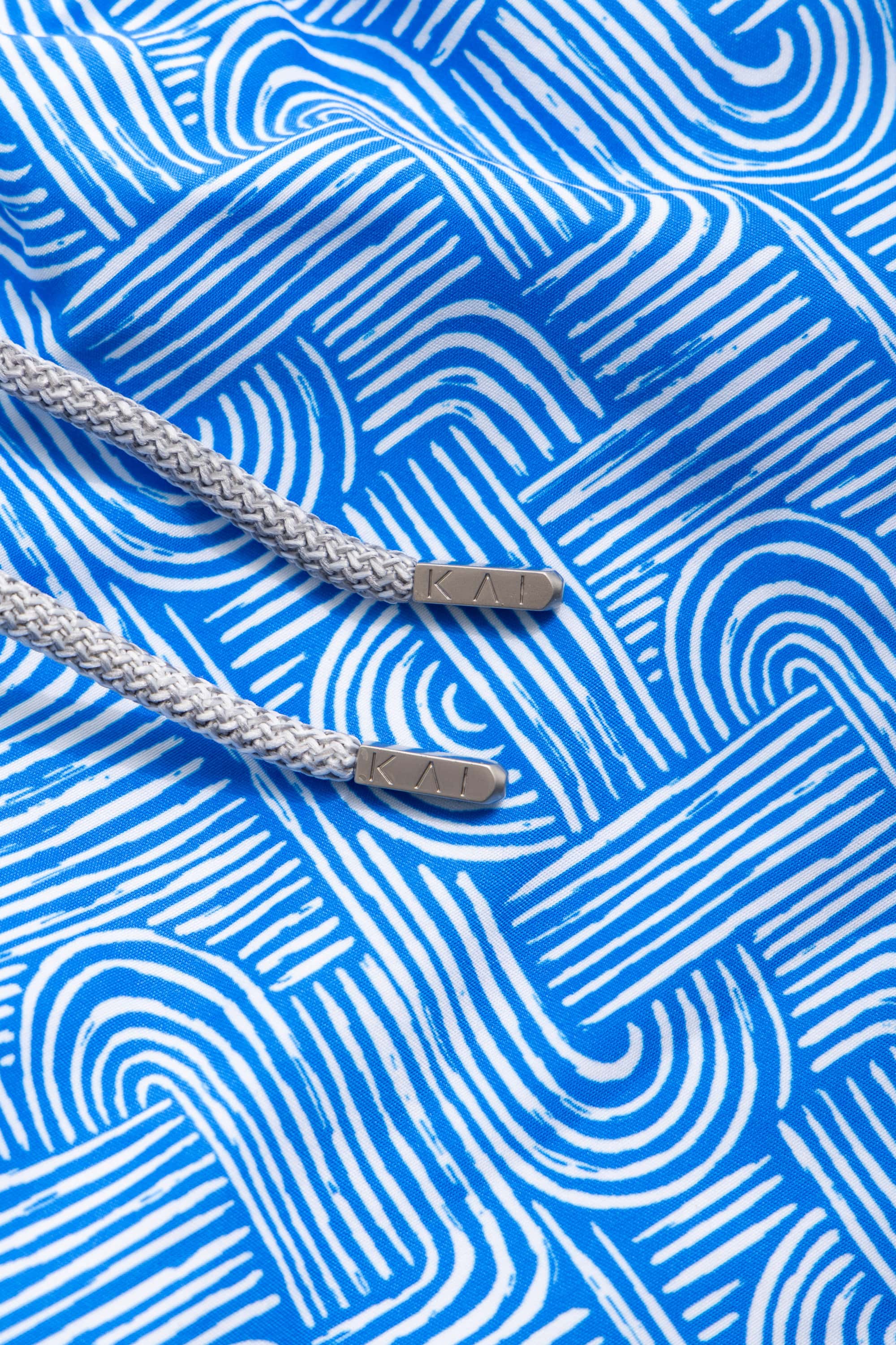 Blue Maze Swim Shorts