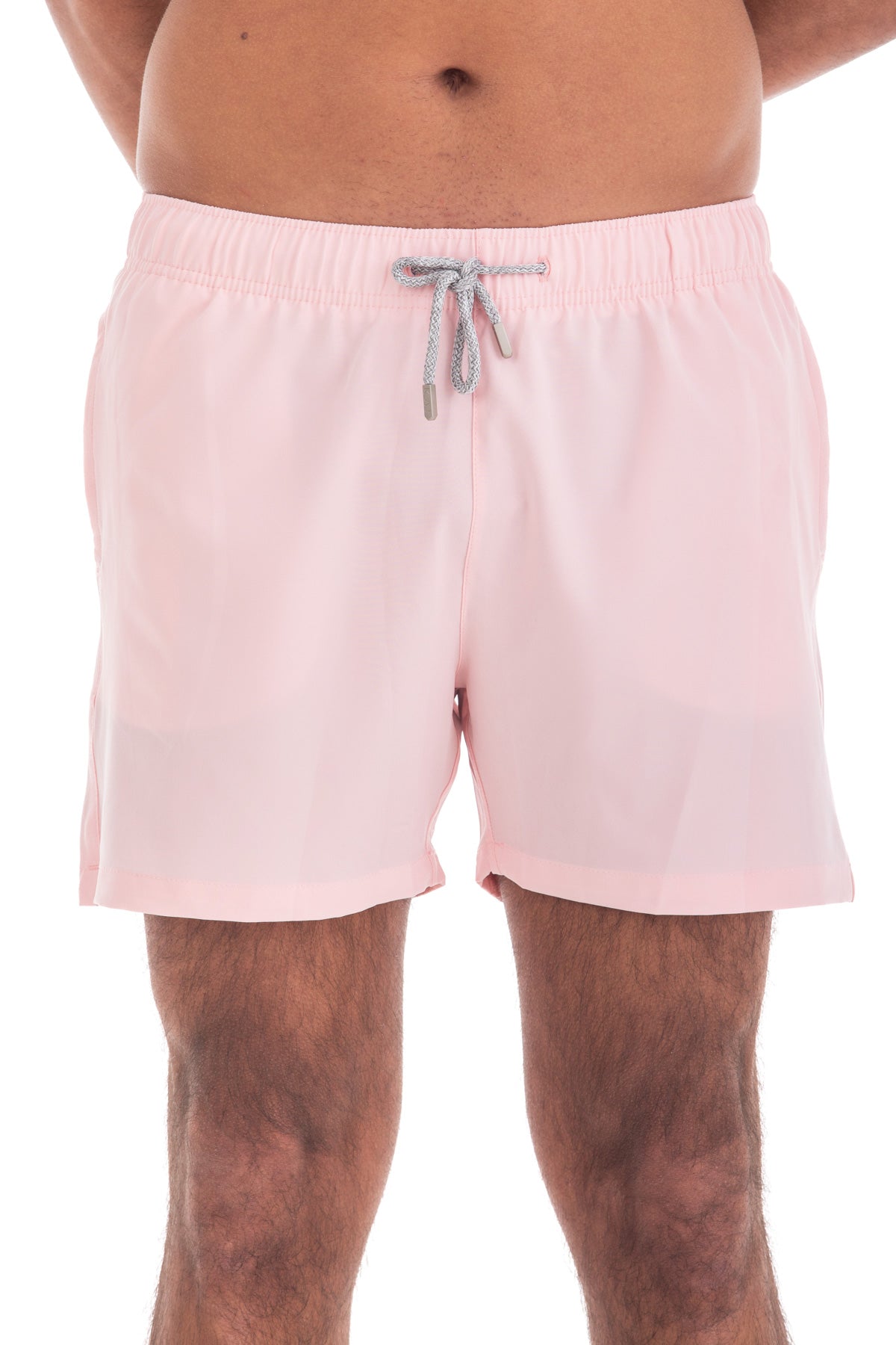 Solid Pink Swim Shorts (4 Way Stretch)