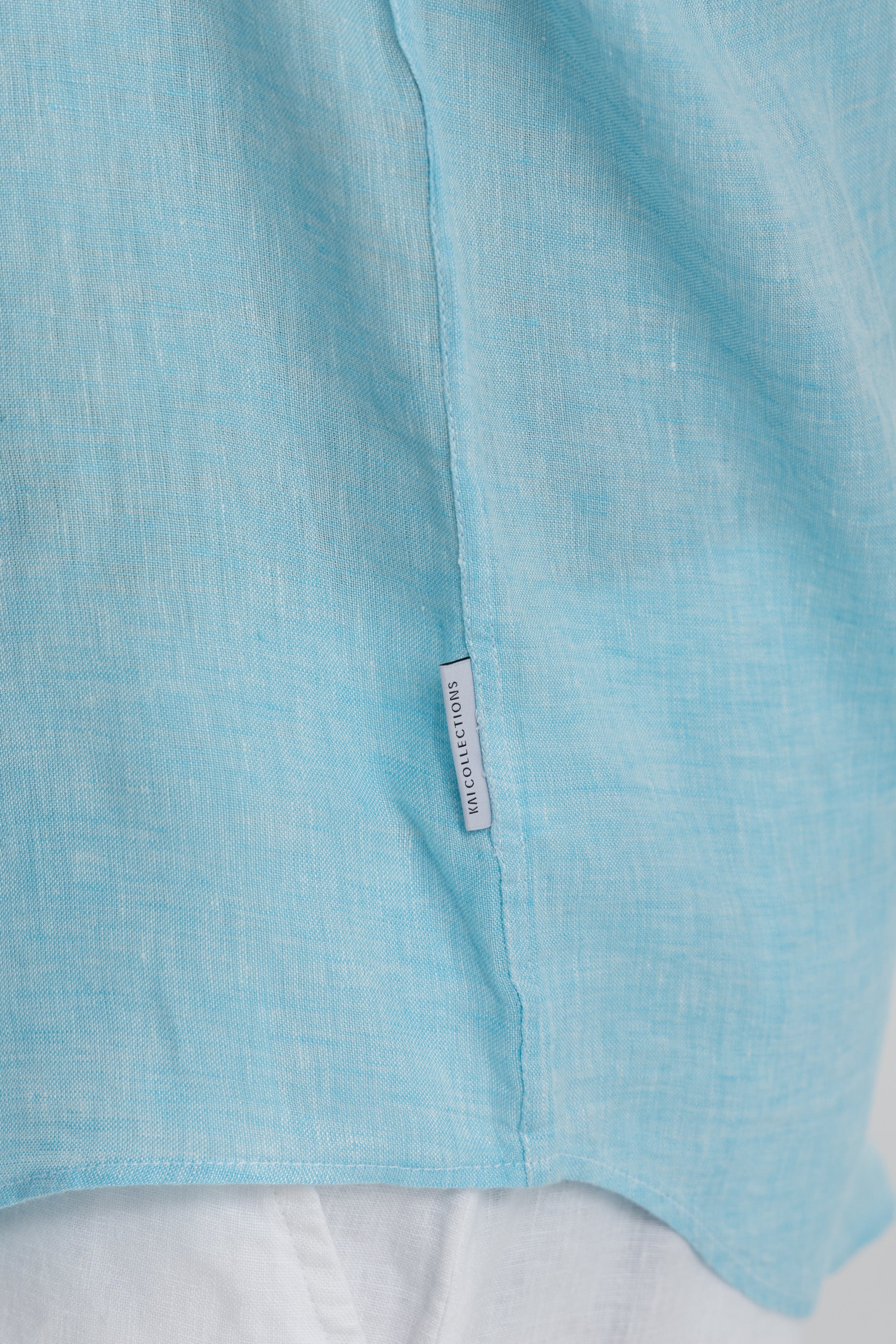 Men's Mint Linen Shirt