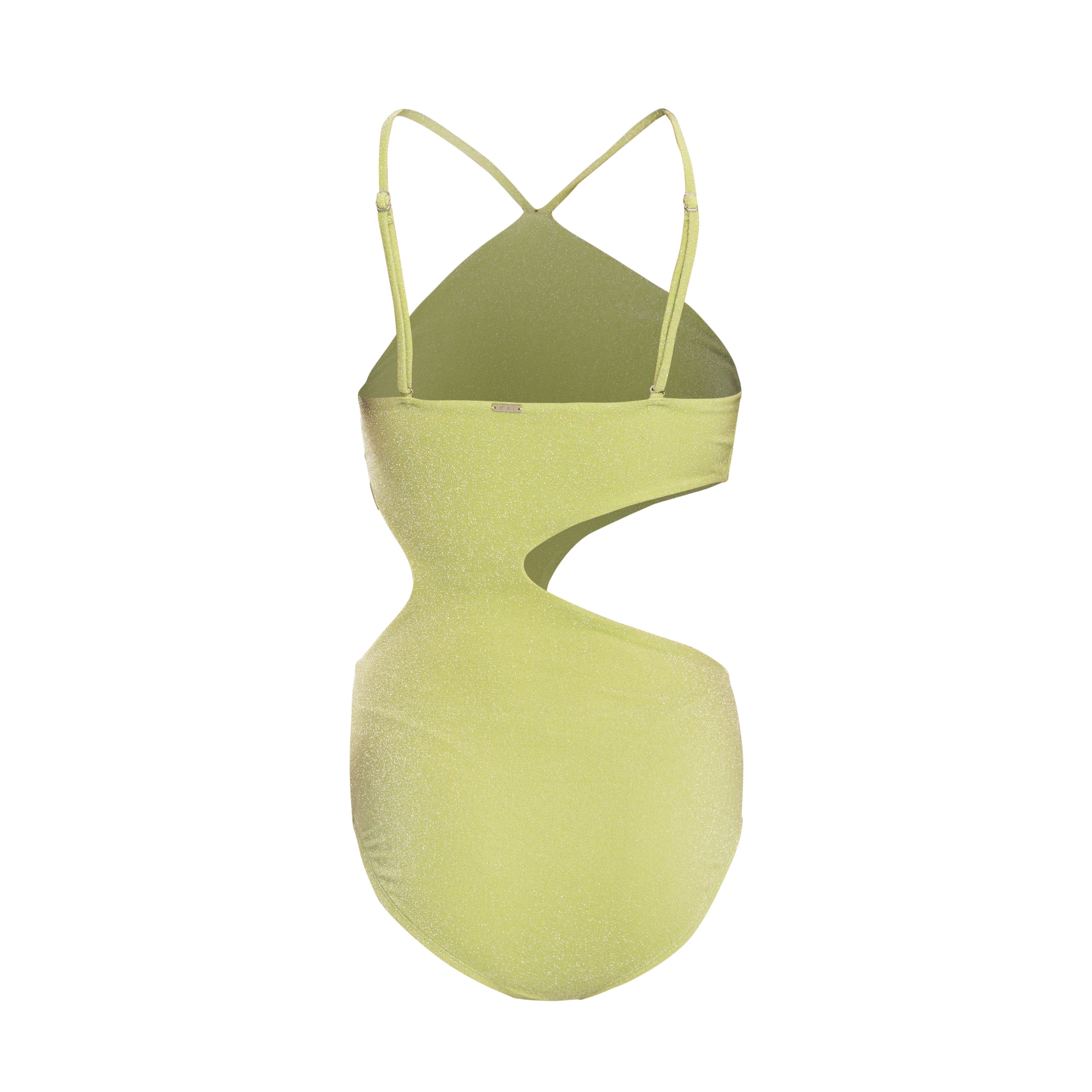 Apple Green Sparkle Selena One Piece