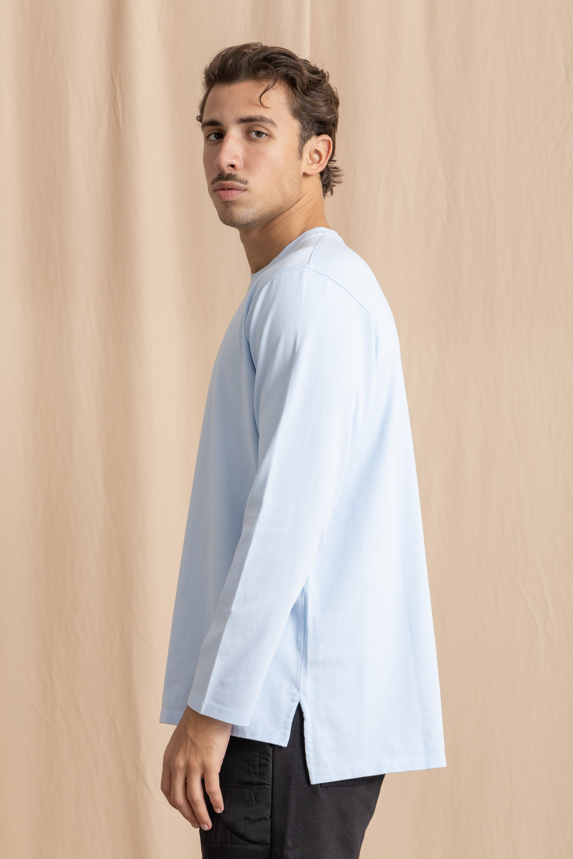 Sky Blue Long Sleeve T-Shirt