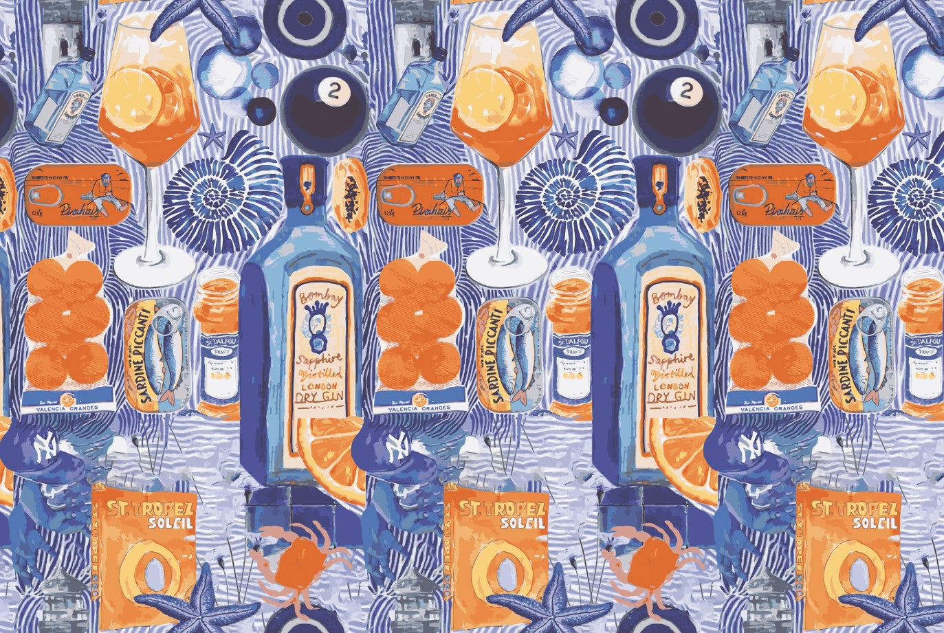 Summers In Europe Sarong Wrap