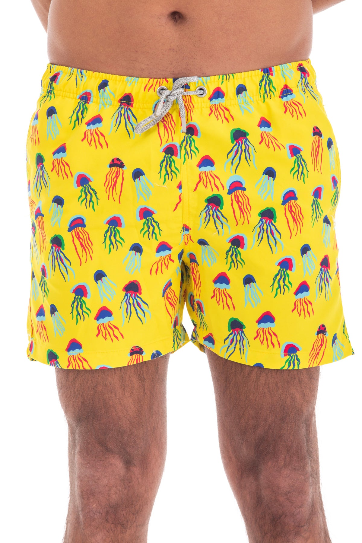 yellow jellyfish swim shorts