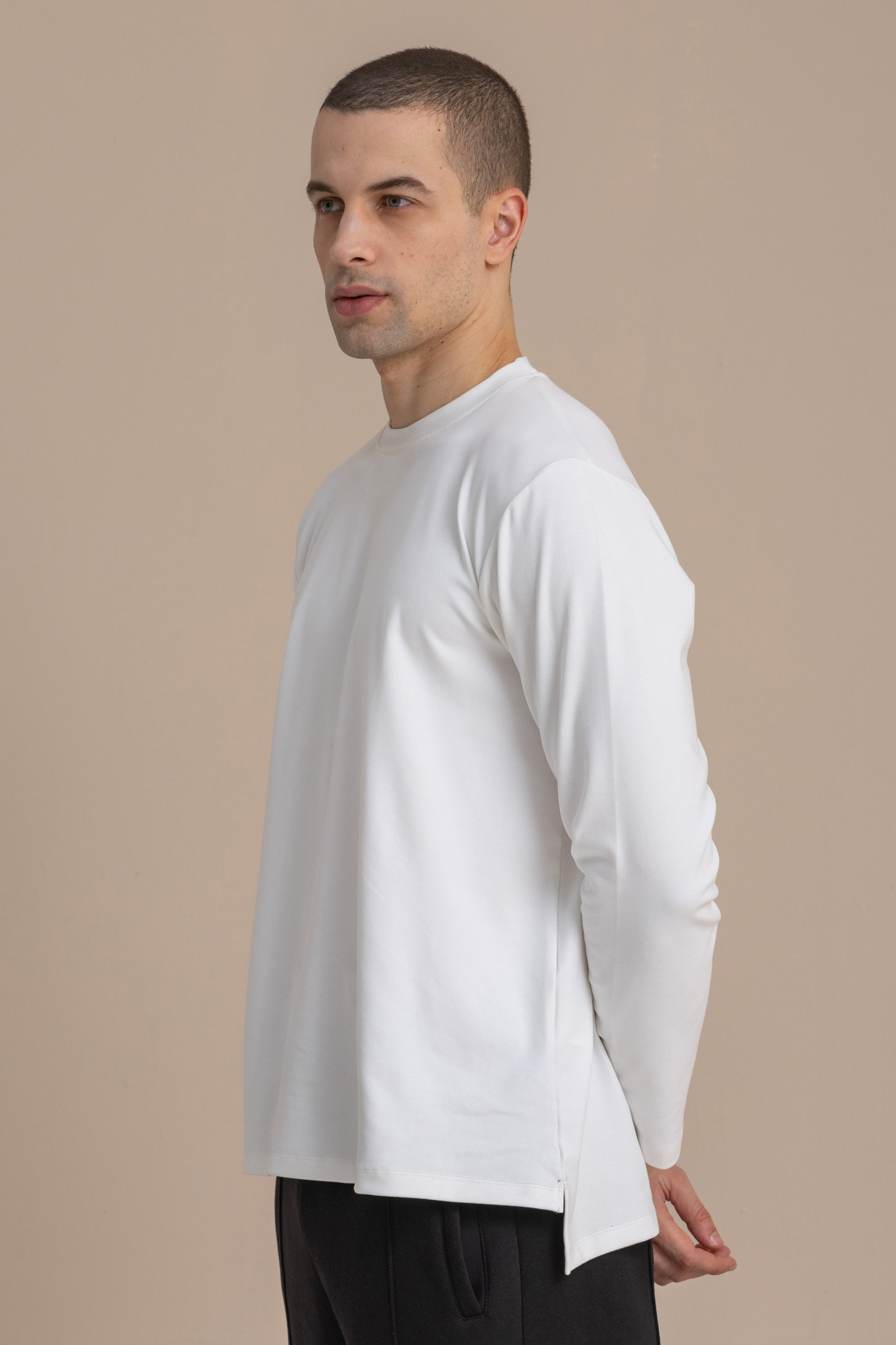 White Long Sleeve Premium T-Shirt