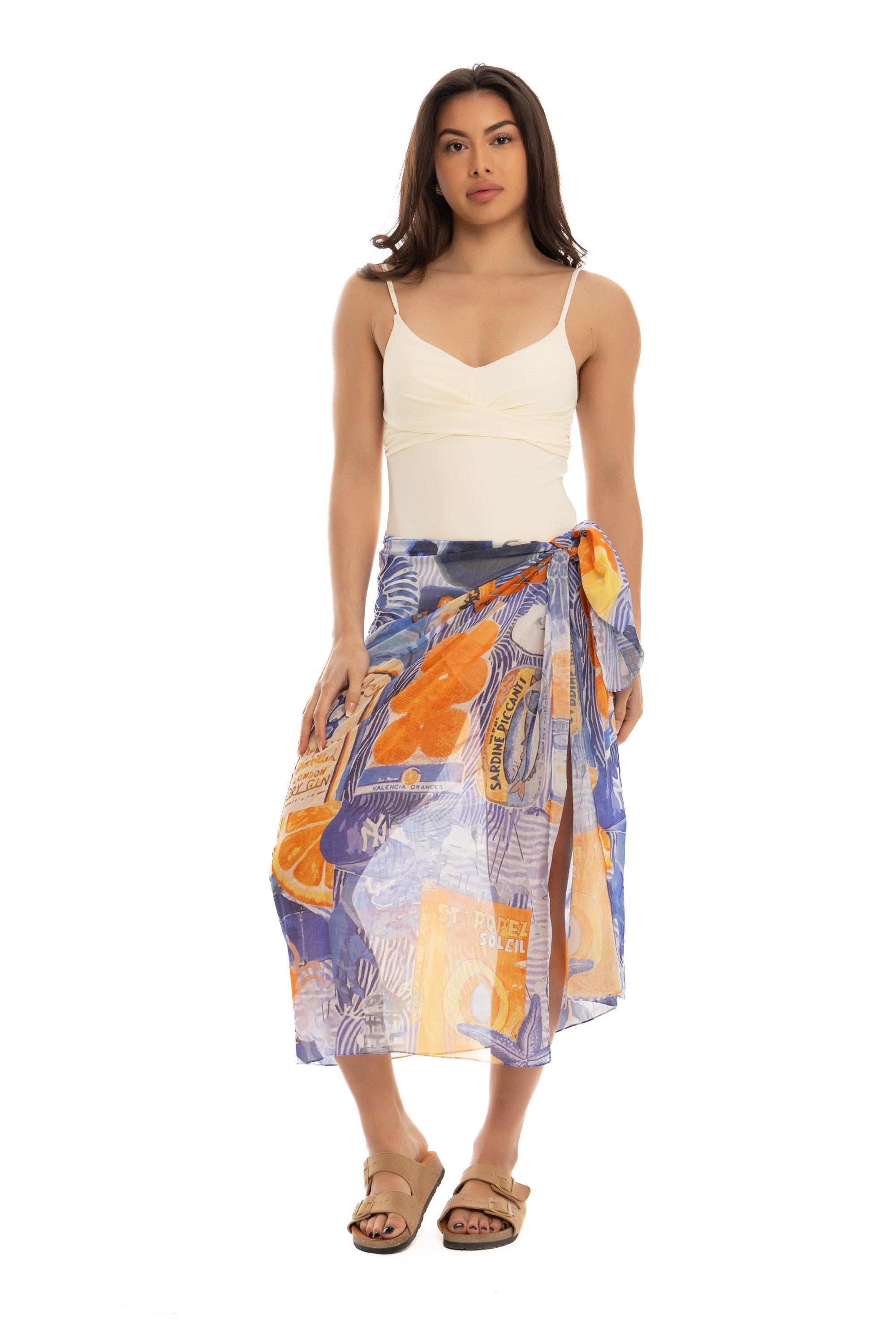 Summers In Europe Sarong Wrap