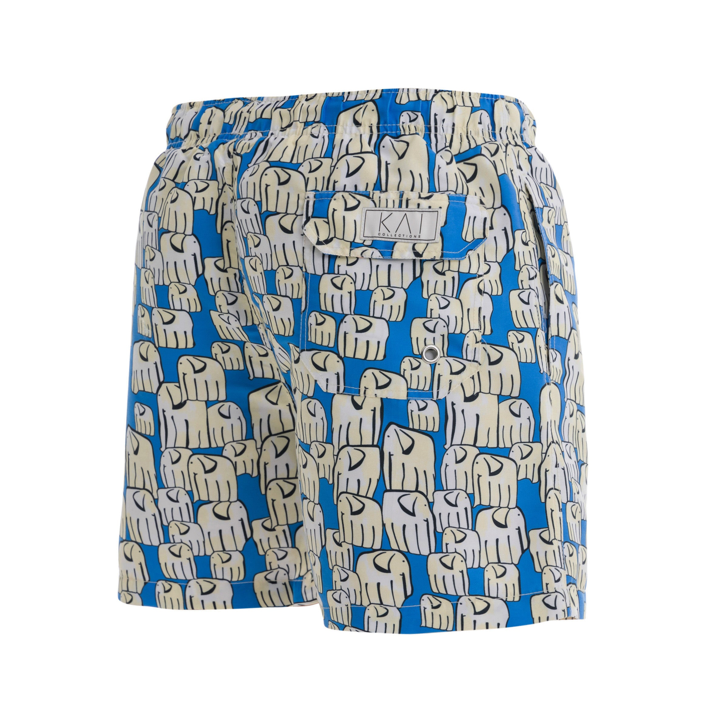 Blue Elephants Swim Shorts