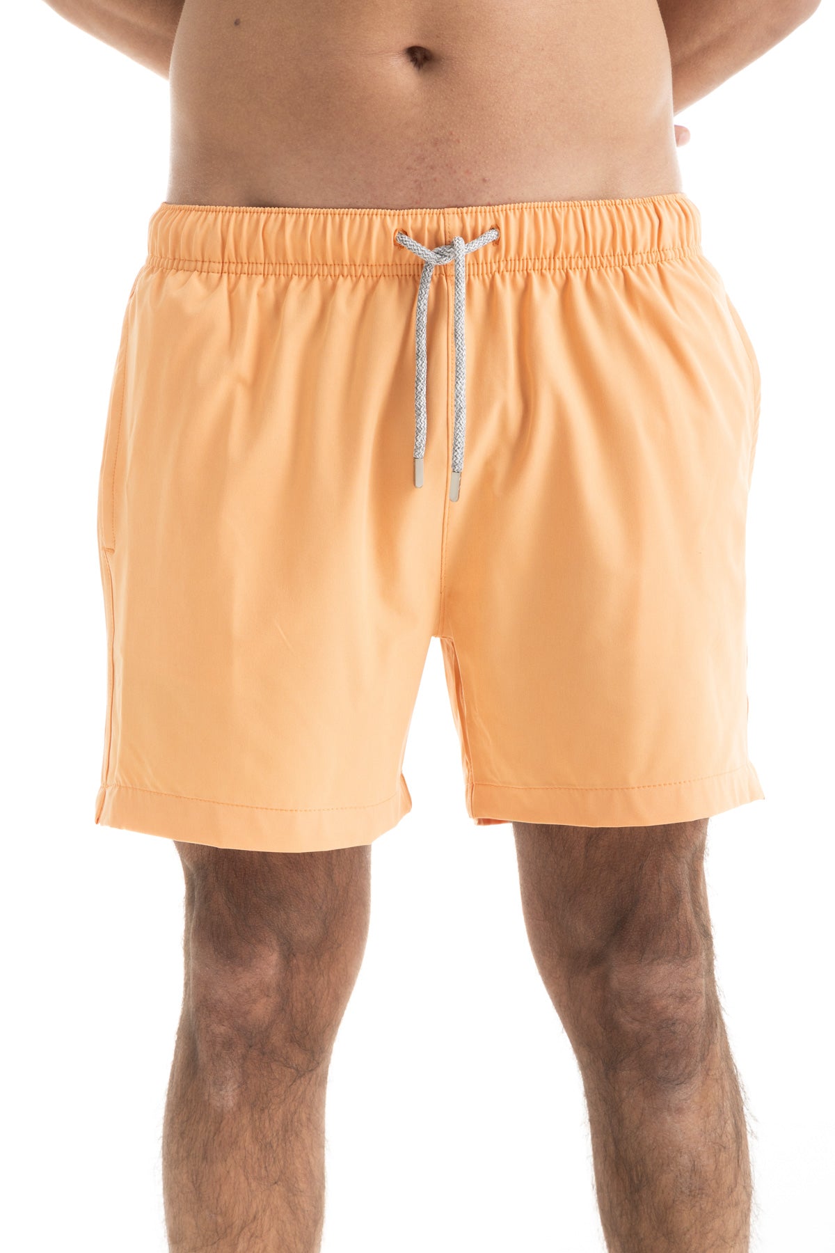 Solid Peach Swim Shorts (4 Way Stretch)