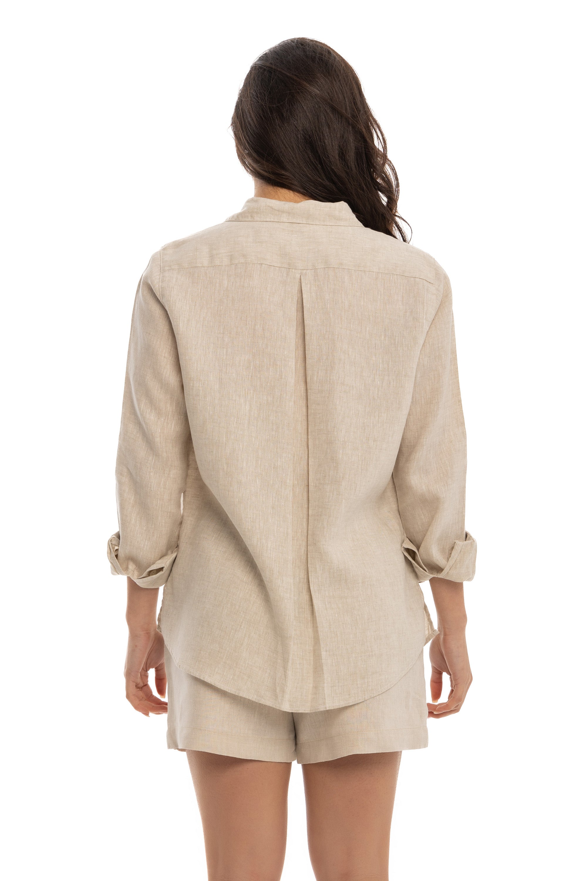 Women's Beige linen shirt