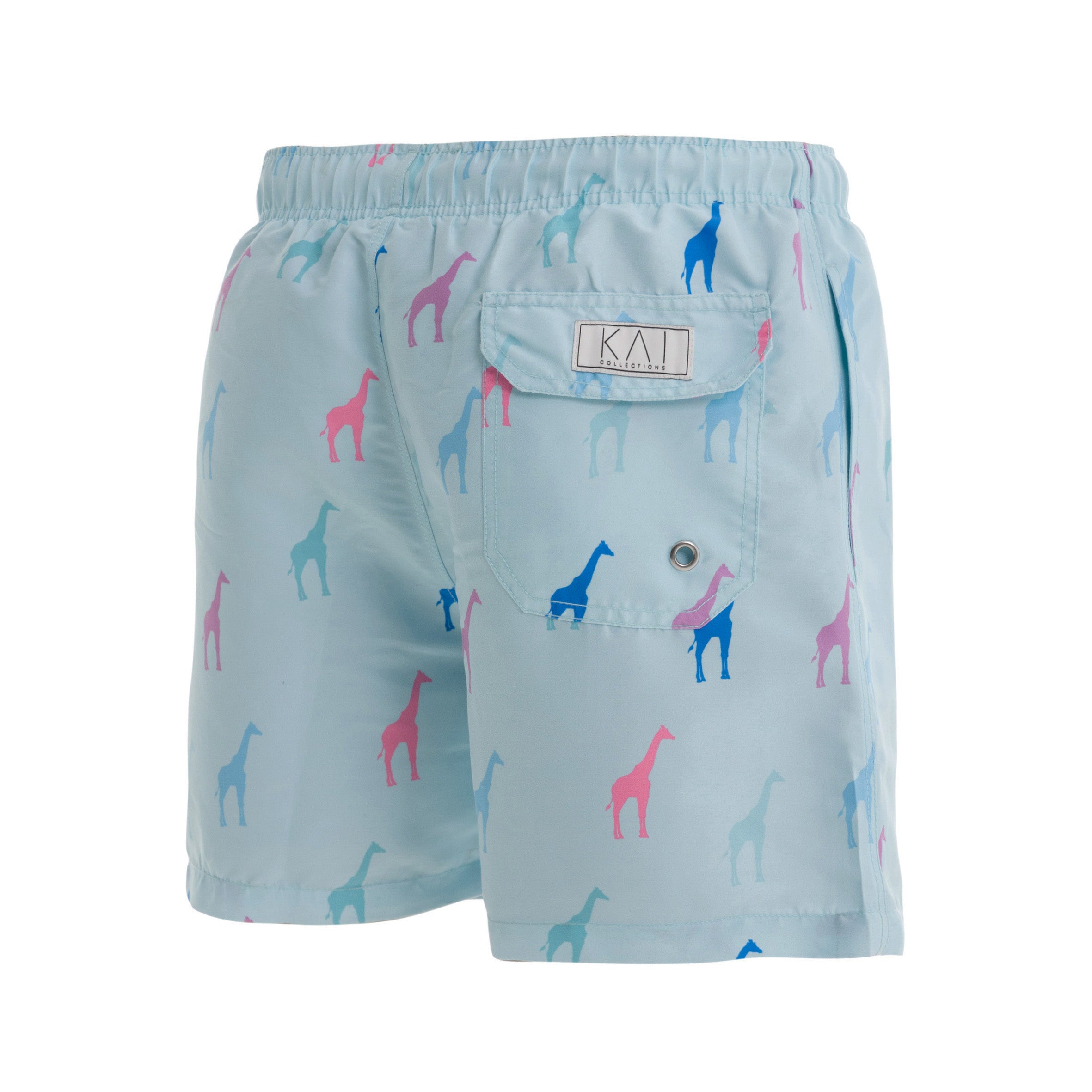 Sky Giraffes Swim Shorts