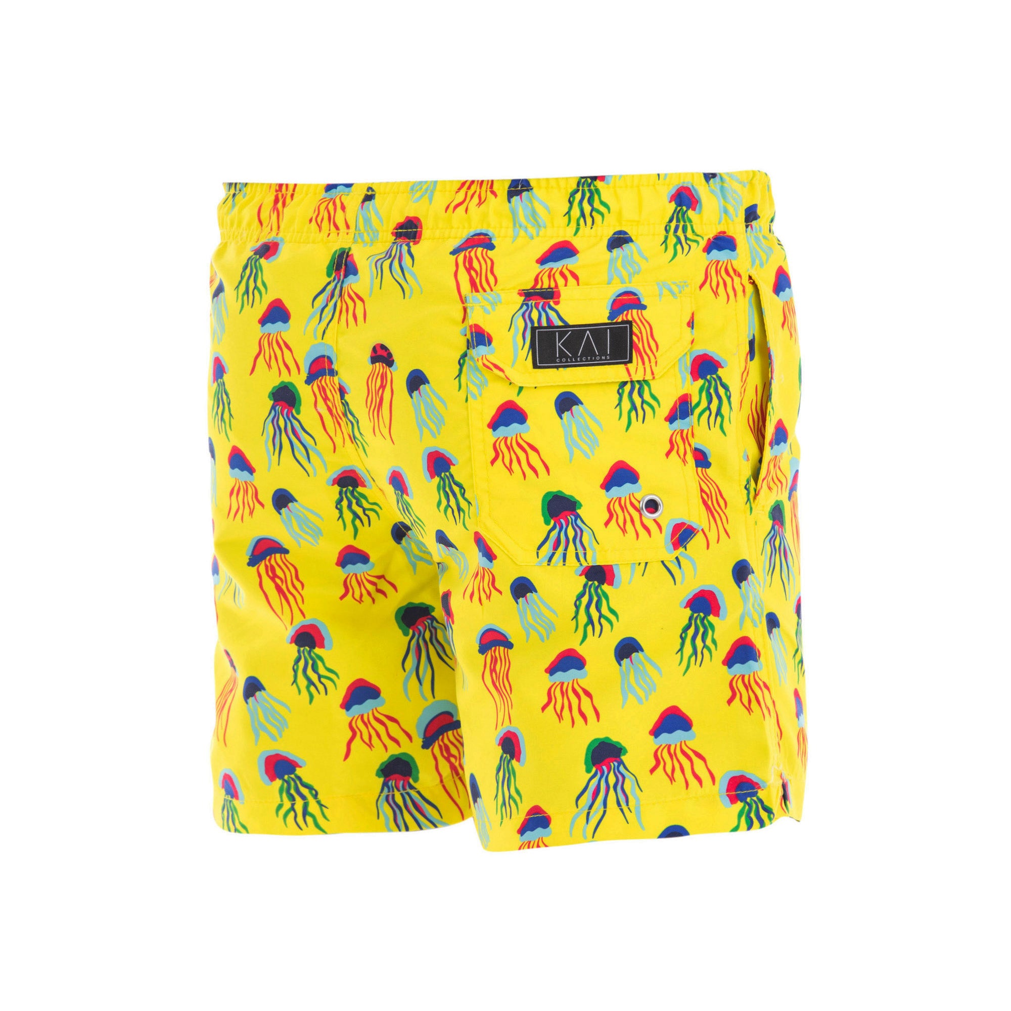 yellow jellyfish swim shorts