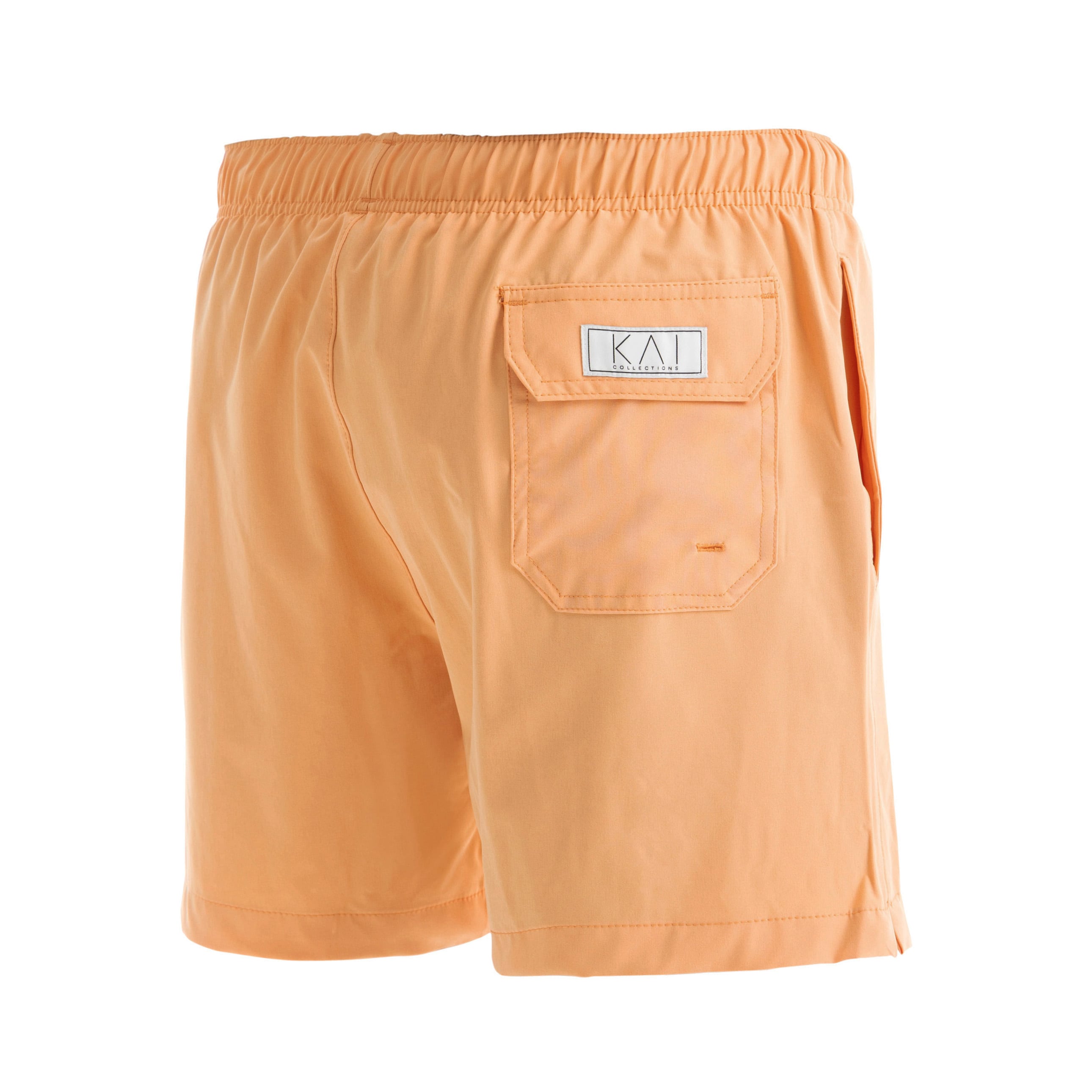 Solid Peach Swim Shorts (4 Way Stretch)