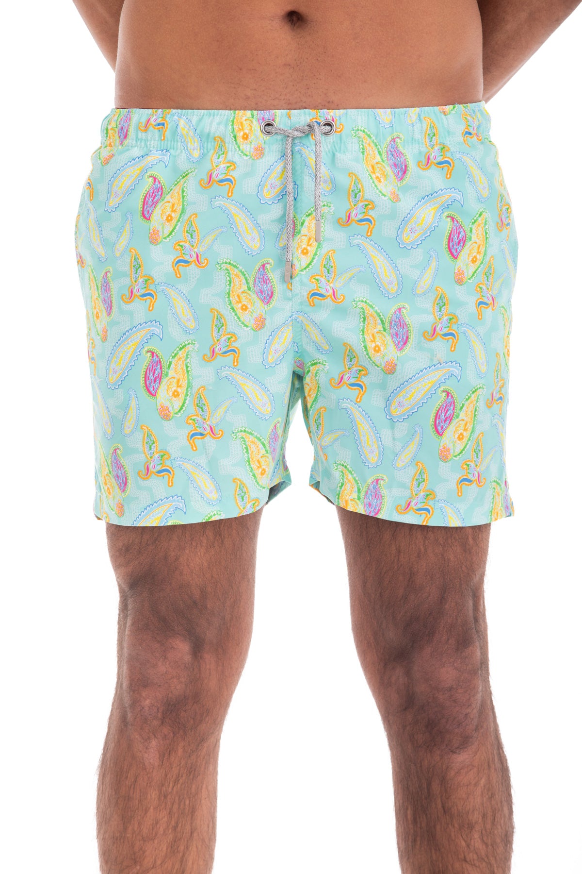Aqua Paisley